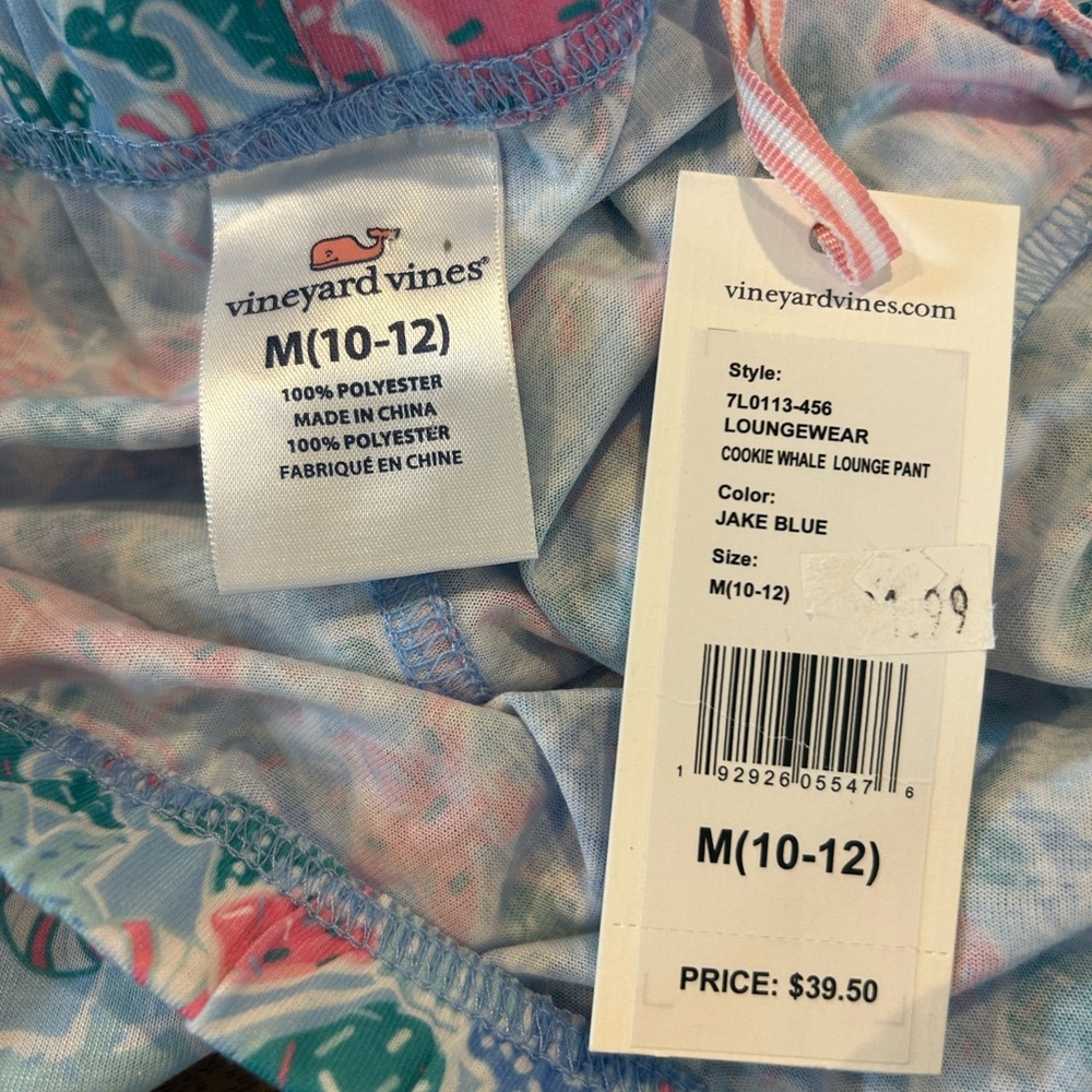 Vineyard Vines Cookie Whale Print Lounge Pants - Picture 3 of 3
